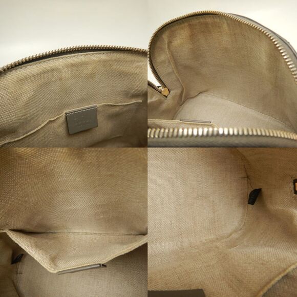 GUCCI Authentic Gray Leather Bag - Picture 9 of 10